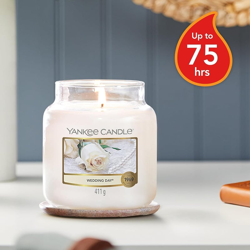 Yankee Candle Hochzeitstag Duftkerze im Glas (mittelgroß)