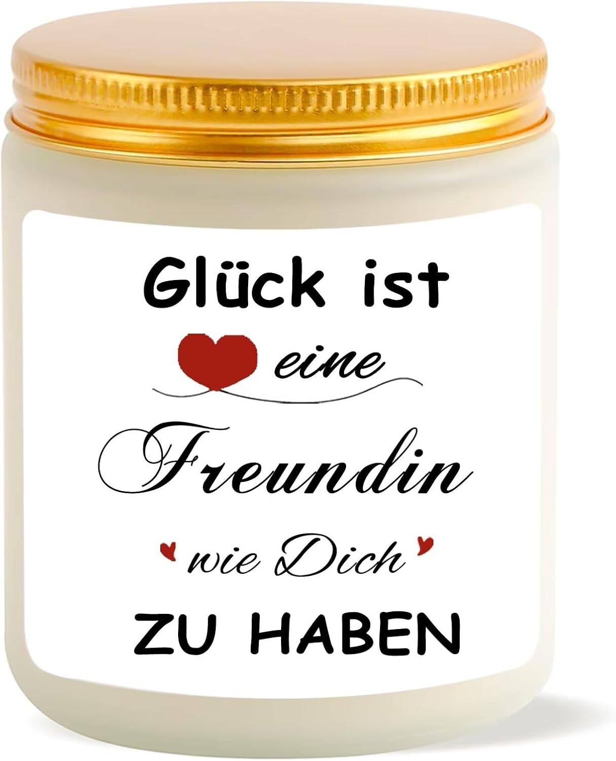 Duftkerze als Geburtstagsgeschenk für Freundinnen – Freundschaftsgruß