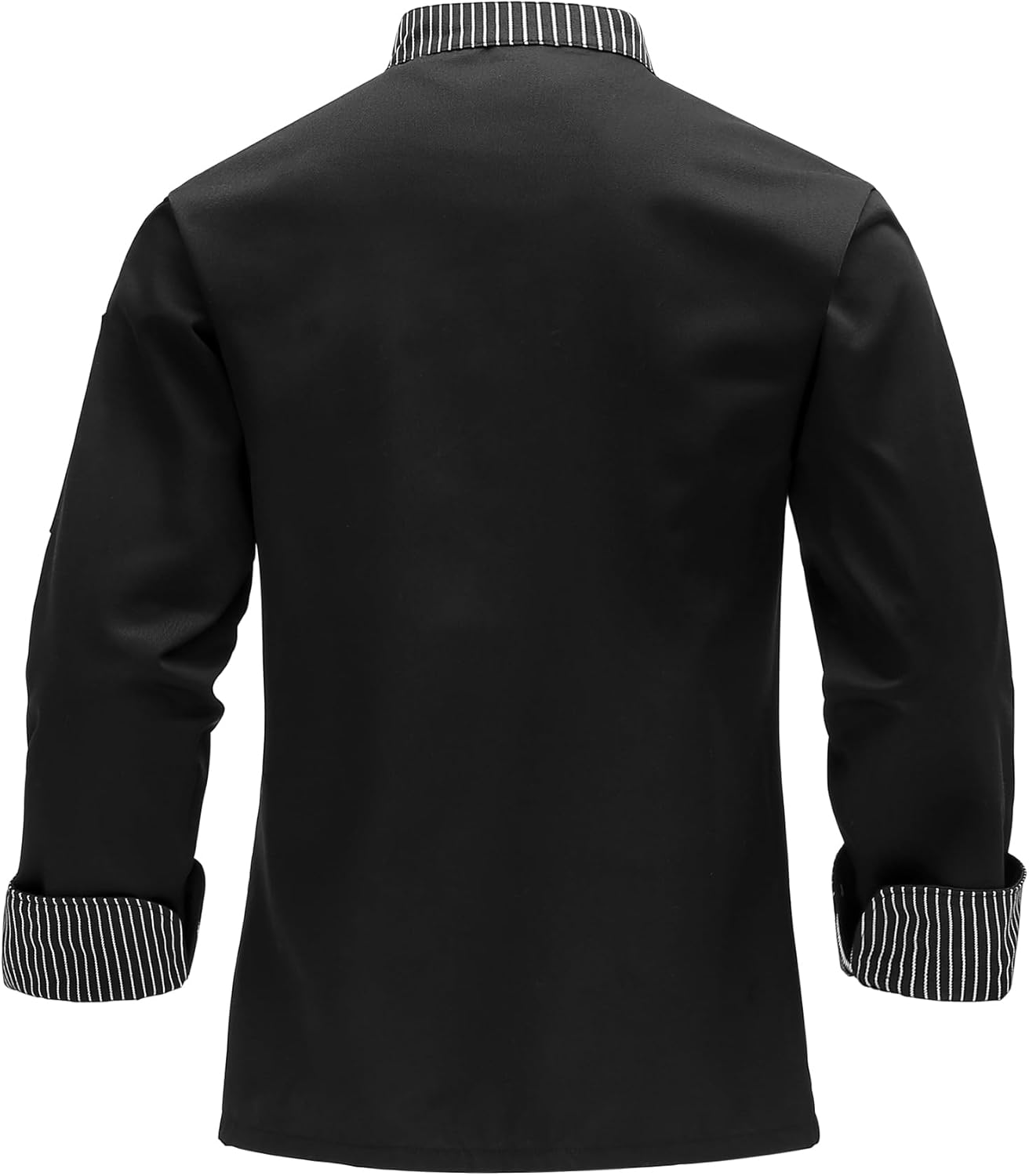 Professionelle Kochjacke für Herren, unisex, langarm mit Tasche