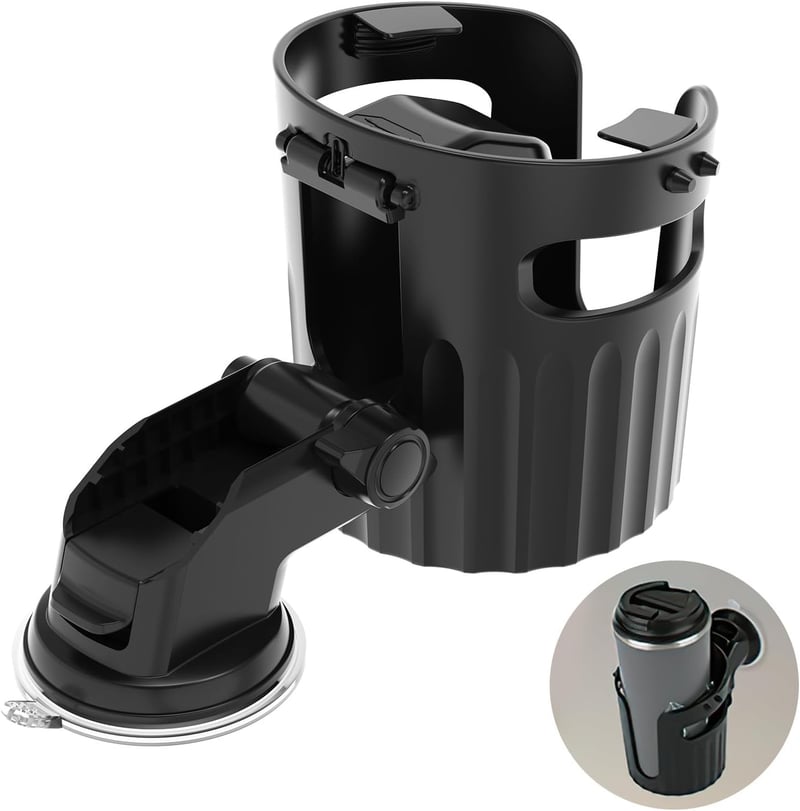 Multifunktionaler Getränkehalter mit Saugnapf für Boot, Kajak, Wohnmobil