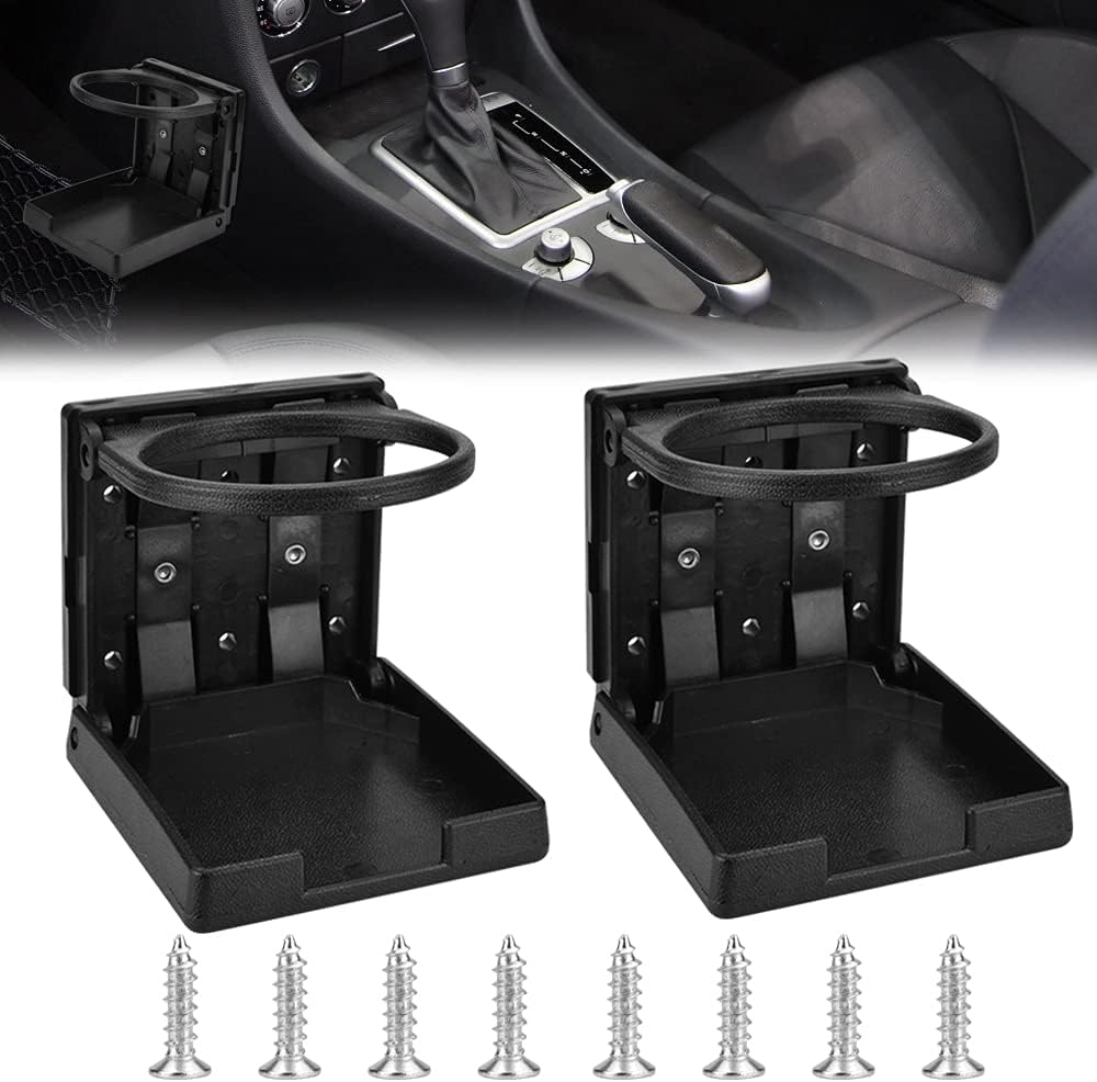Klappbare Getränkehalter für Auto und Boot – 2er Set, 7,5 cm