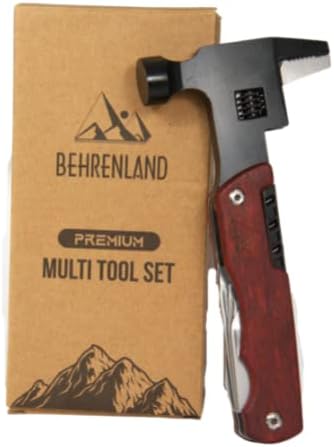 12-in-1 Multitool mit Rosenholzgriff für Männer - Vatertagsgeschenk