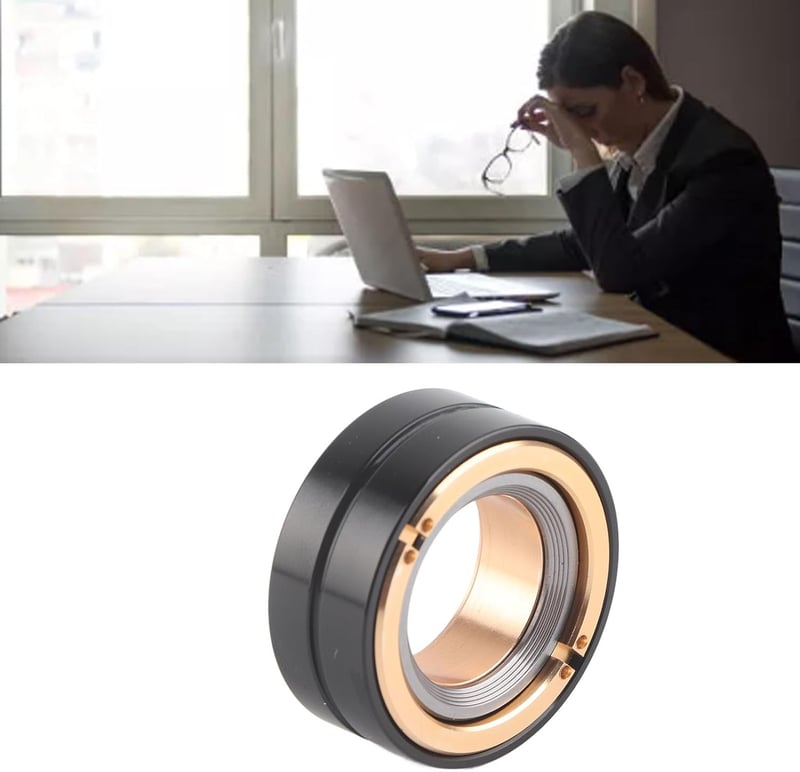 Tragbarer Magnetring Fidget Spinner für Stressabbau