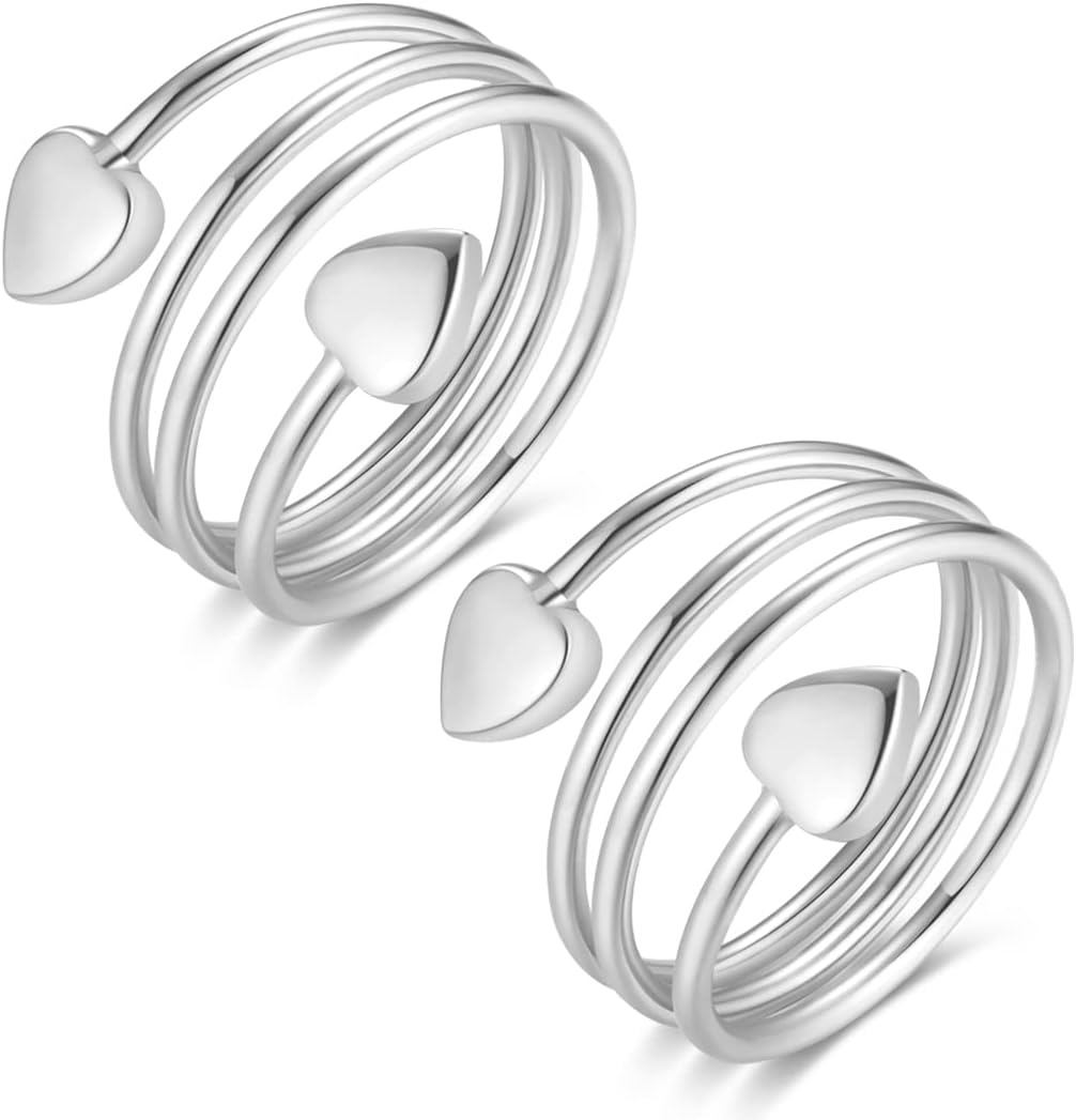 Kupfer Magnetringe für Paare - Ultrastarke Magnete, 99,99% rein, einstellbar, mit Geschenkbox