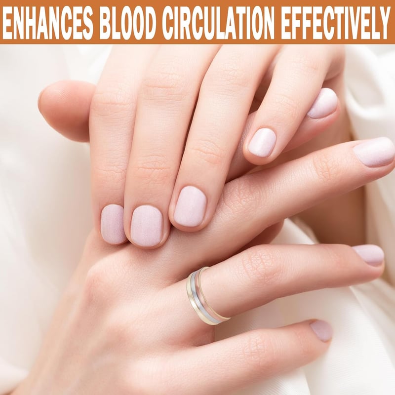 Tri Tone Magnetkupferring für Arthritis mit Heilmagnet für Damen und Herren