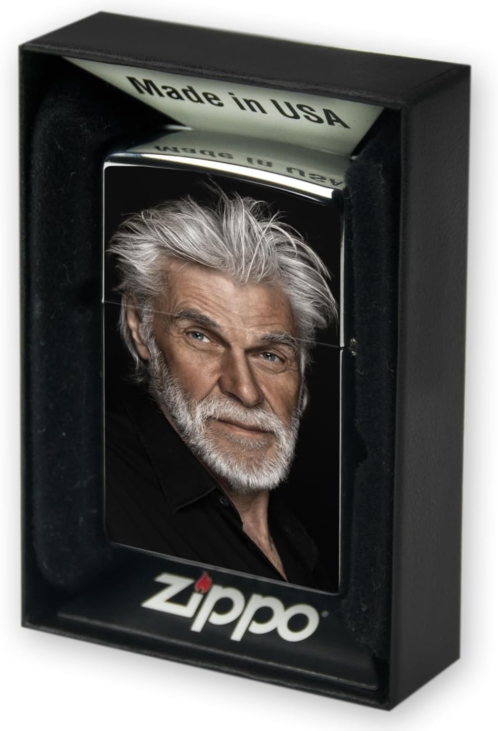 Personalisiertes Zippo Feuerzeug aus Edelstahl für Männer – Vatertagsgeschenk