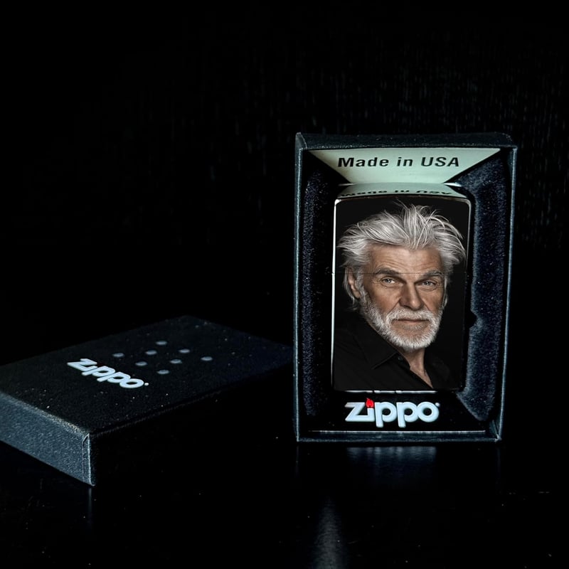 Personalisiertes Zippo Feuerzeug aus Edelstahl für Männer – Vatertagsgeschenk