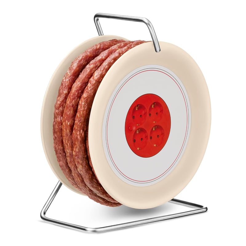 Krakauer Wurst Kabeltrommel, 240 g - Hochwertige Qualität mit Rauchgeschmack
