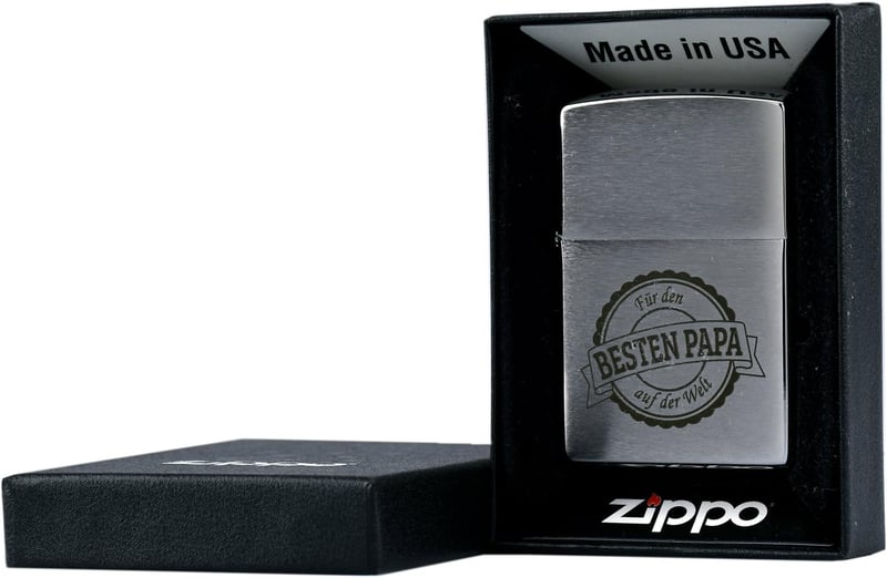 Graviertes Zippo Feuerzeug 