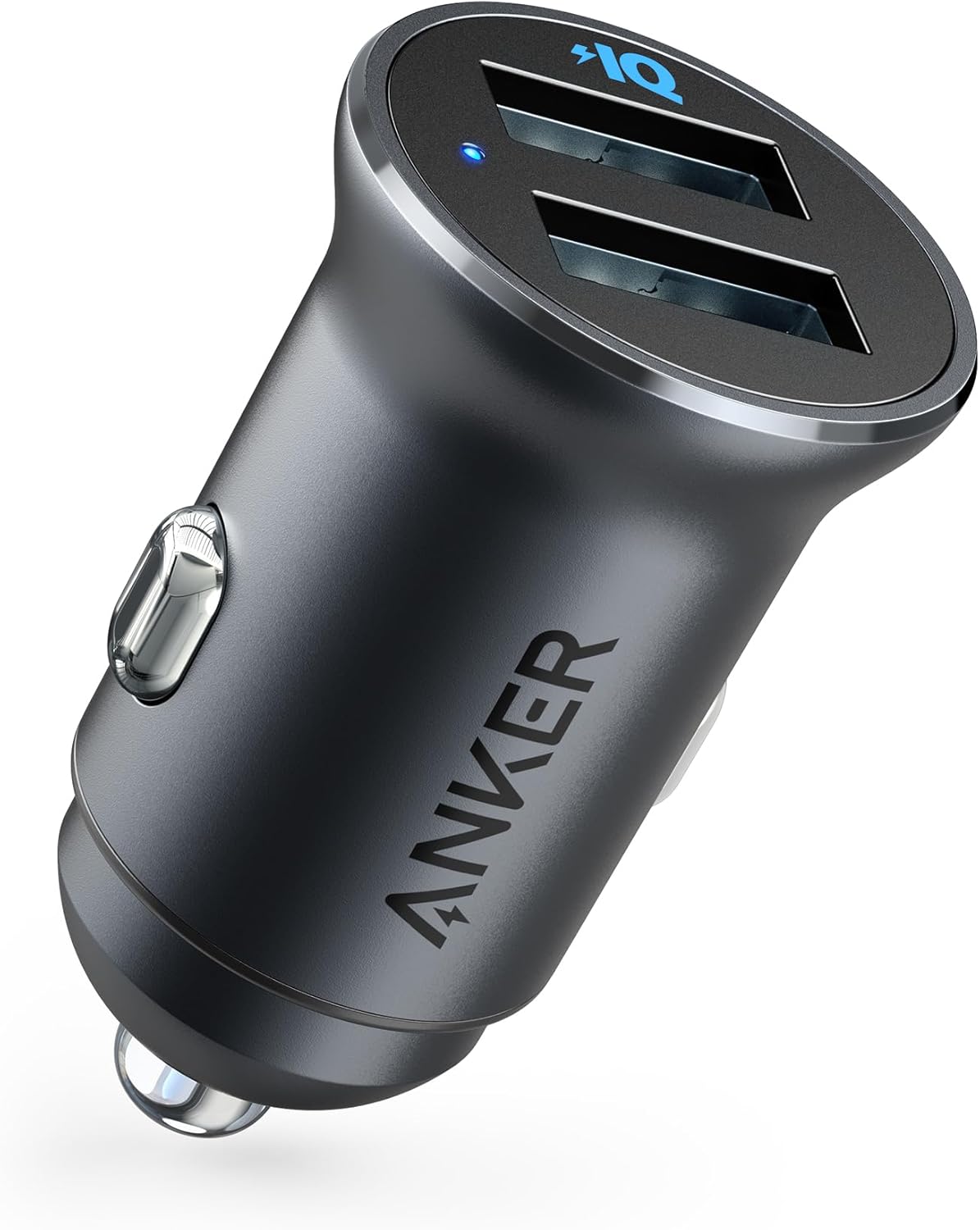 Anker 24W Mini Autoladegerät mit 4,8A Duales USB und LED-Licht