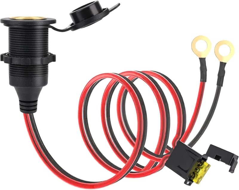 Wasserdichte Hochleistungs-Zigarettenanzünderbuchse 12V/24V für Boot & Auto