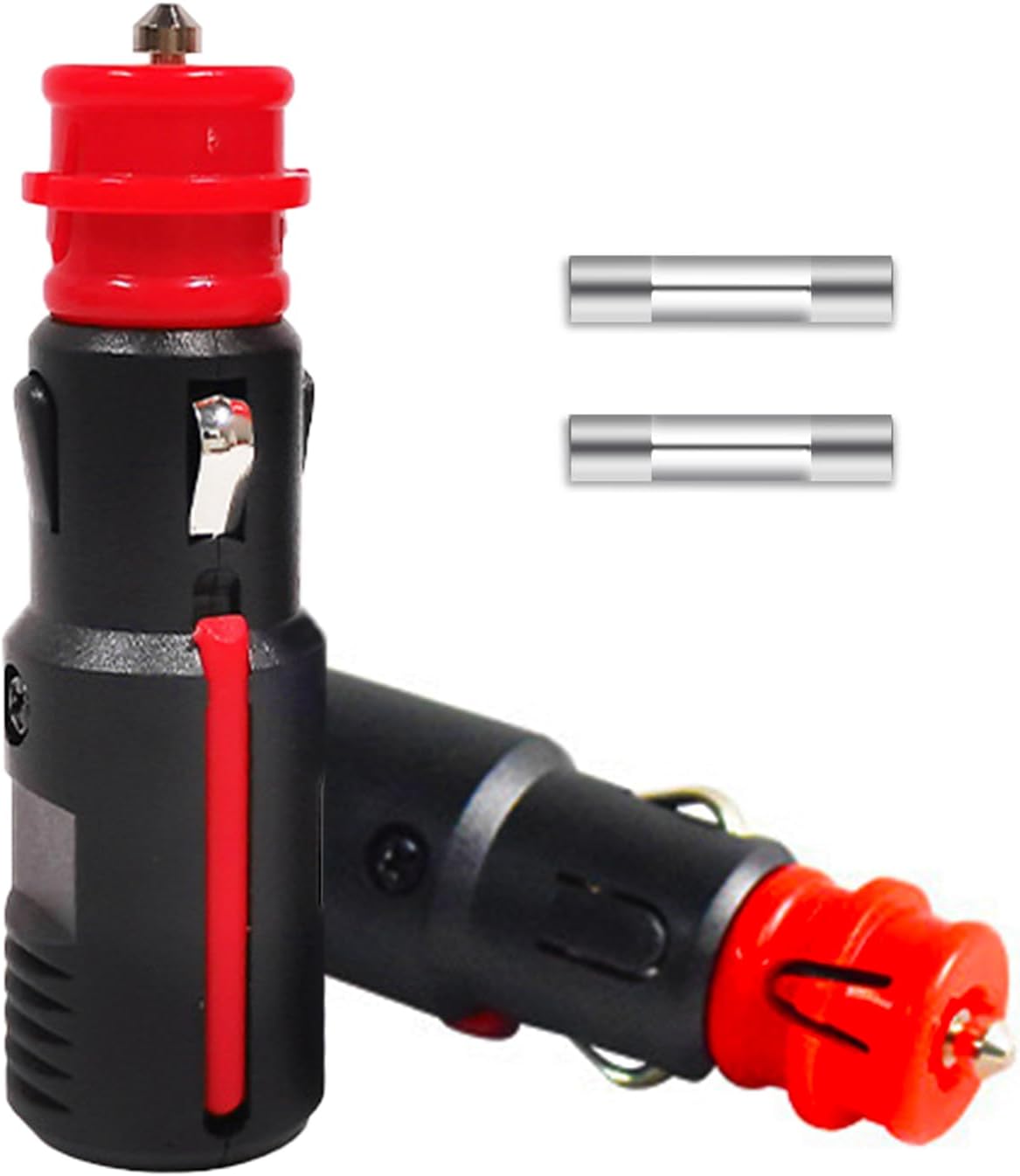 YSOOUA 12V Universal-Zigarettenanzünder mit 8A/10A Sicherung, 2er Set