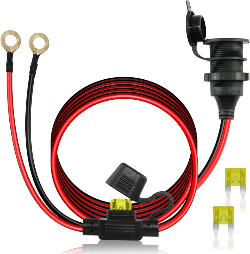 Wasserdichtes 12/24 V Zigarettenanzünder-Ersatzkabel, 3 m
