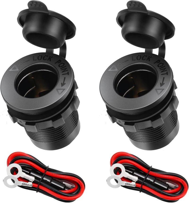 Wasserdichter 12V-24V Zigarettenanzünder Adapter für Auto und Boot