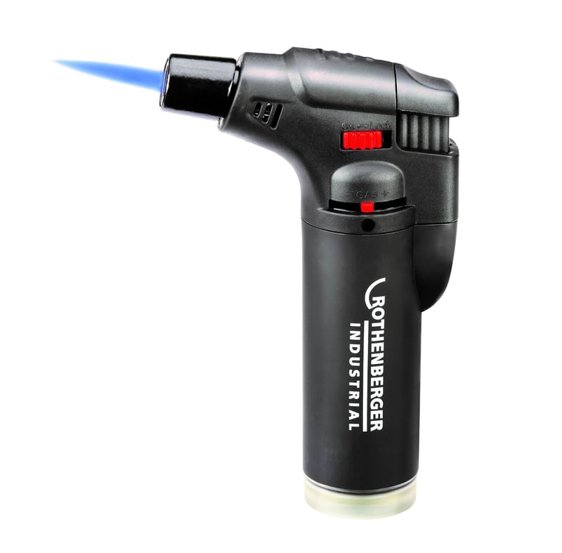 ROTHENBERGER Universalbrenner mit windsicherer Flamme & Nachfüllgas