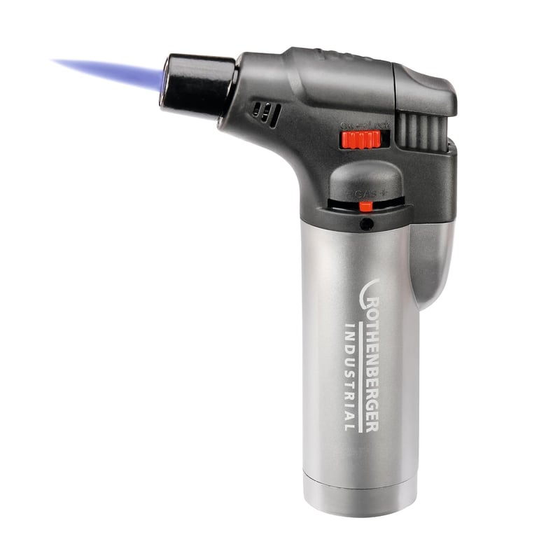 ROTHENBERGER Universalbrenner mit windsicherer Flamme & Nachfüllgas