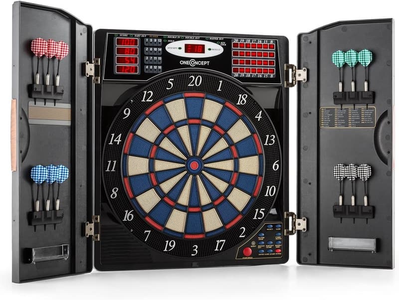 Oneconcept Masterdarter - Elektronischer Dartautomat für bis zu 16 Spieler