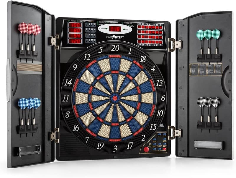 Oneconcept Masterdarter - Elektronischer Dartautomat für bis zu 16 Spieler