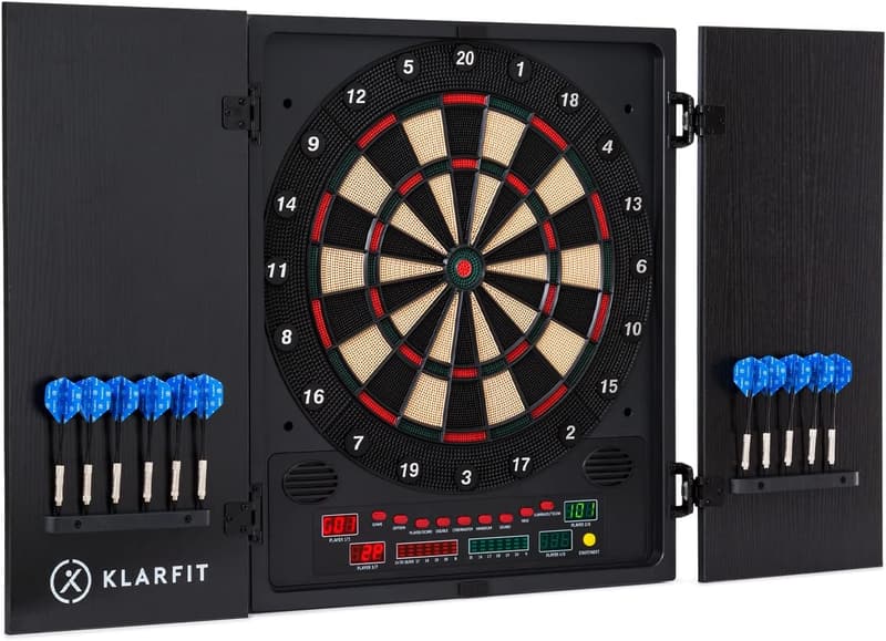 Elektronische Dartscheibe mit LED-Display für Kinder und Erwachsene