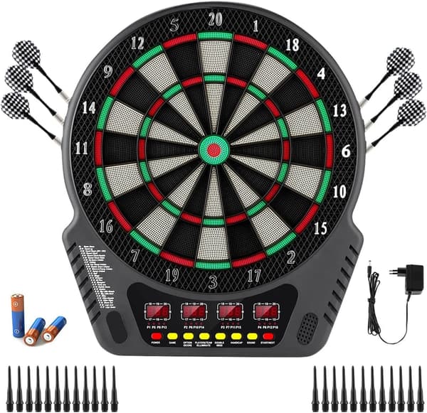 E-Darts Spielautomat mit 27 Spielen und 243 Optionen für 16 Spieler