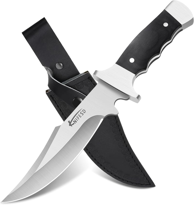 Survival Jagdmesser mit feststehender Klinge für Outdoor-Abenteuer