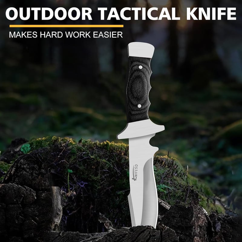 Survival Jagdmesser mit feststehender Klinge für Outdoor-Abenteuer