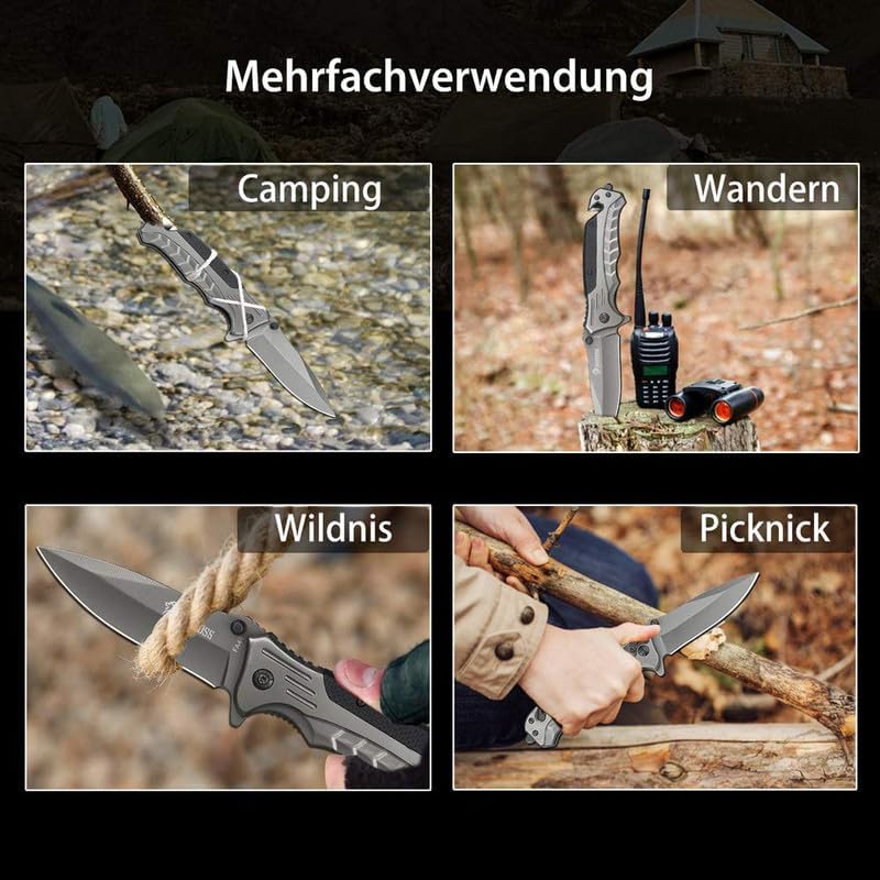 NedFoss FA46 Rettungsmesser mit Gurtschneider und Glasbrecher