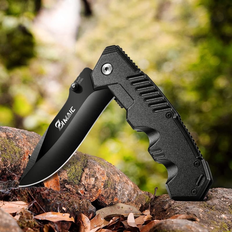 Robustes Klappmesser mit Edelstahlklinge für Outdoor-Aktivitäten