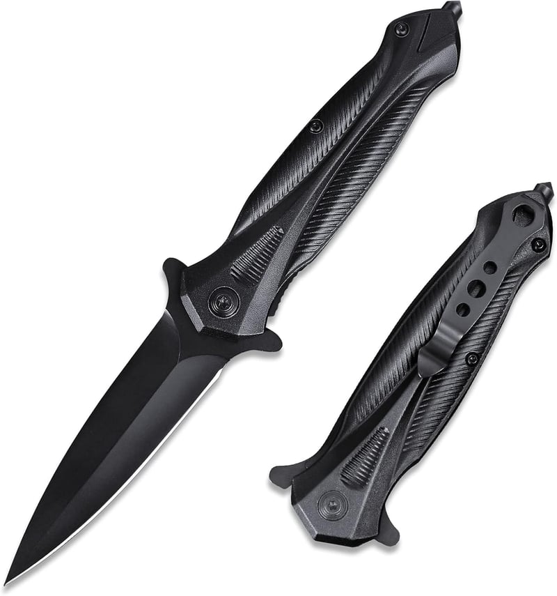 BEEK Einhand-Taschenmesser mit Clip - Outdoor EDC Geschenke für Männer