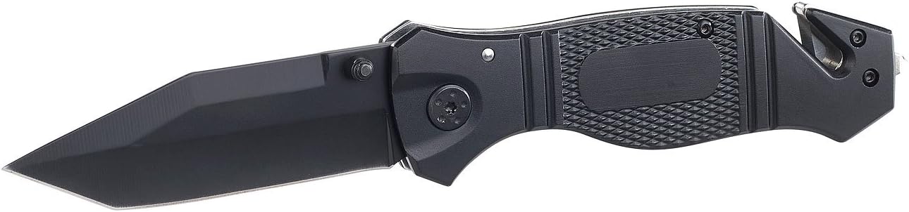 Semptec Klappmesser mit Gurtschneider und Glasbrecher aus Edelstahl