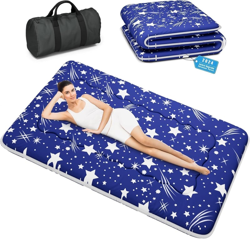 Faltbare Japanische Futon-Matratze 120x200 cm für Camping und Schlafgäste