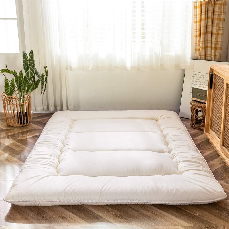 Klappmatratze 90x190 cm – Gepolsterte Futon Matratze für Gäste