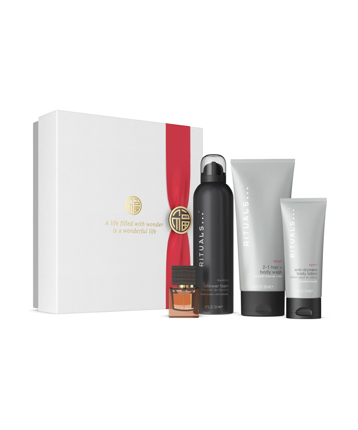 Geschenkset für Männer mit Bambus, Minze & Zedernholz – RITUALS