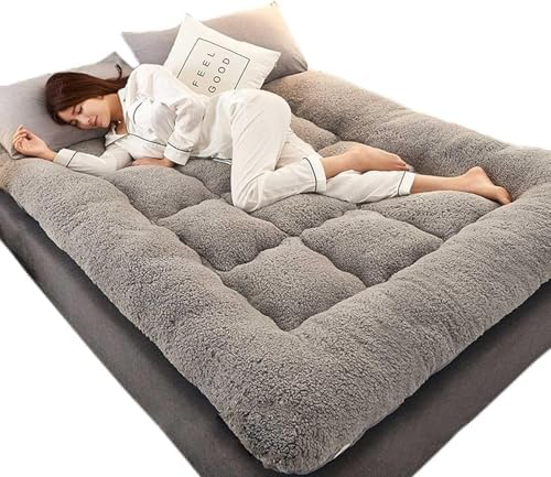 Flauschige japanische Futon-Matratze, aufrollbar und tragbar