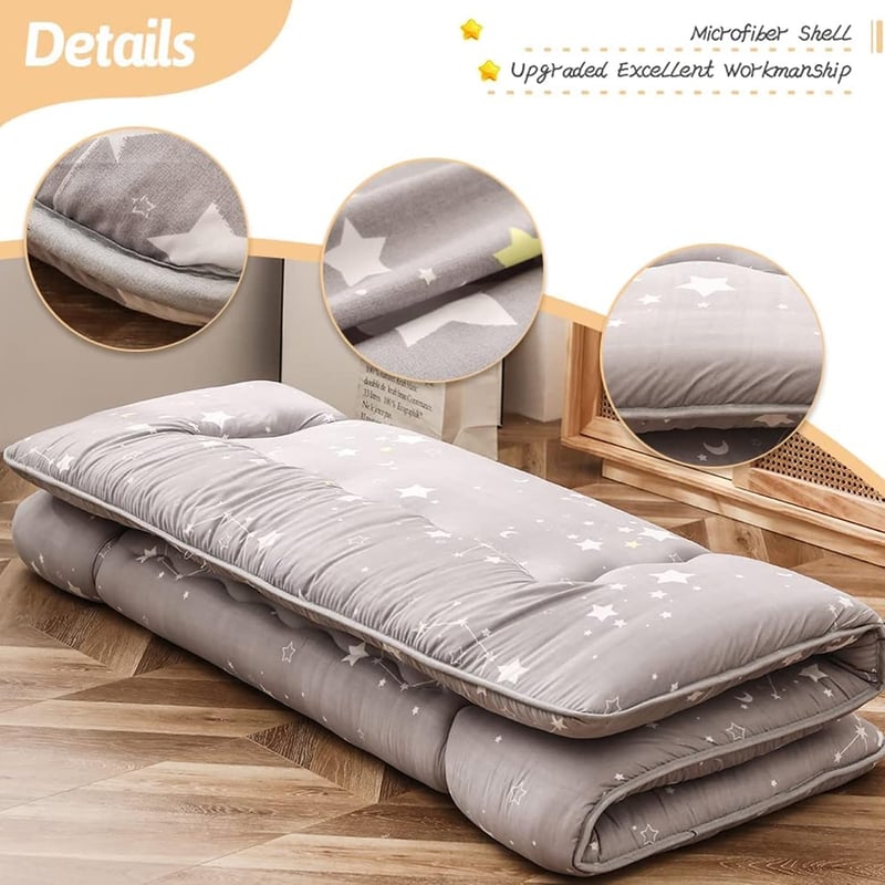 Faltbare japanische Futonmatratze 90 x 200 cm für Schlafsäle
