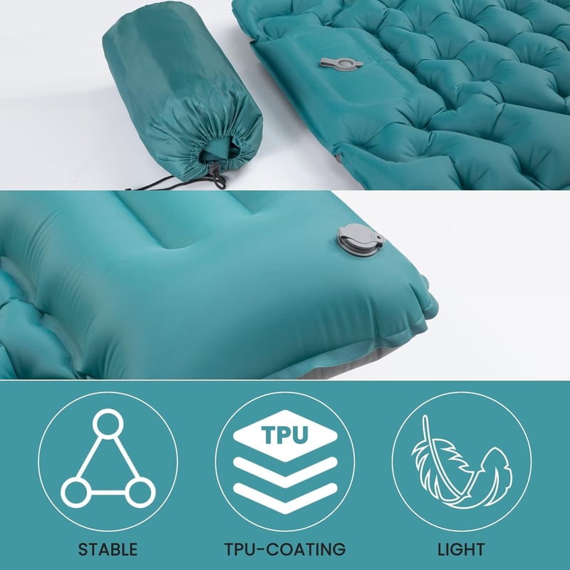 Satisure Selbstaufblasende Isomatte für Outdoor-Aktivitäten, ultraleicht