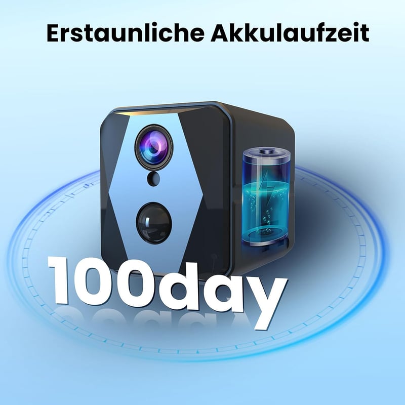 aidowocam 2K Innenkamera mit Bewegungsmelder und Nachtsicht