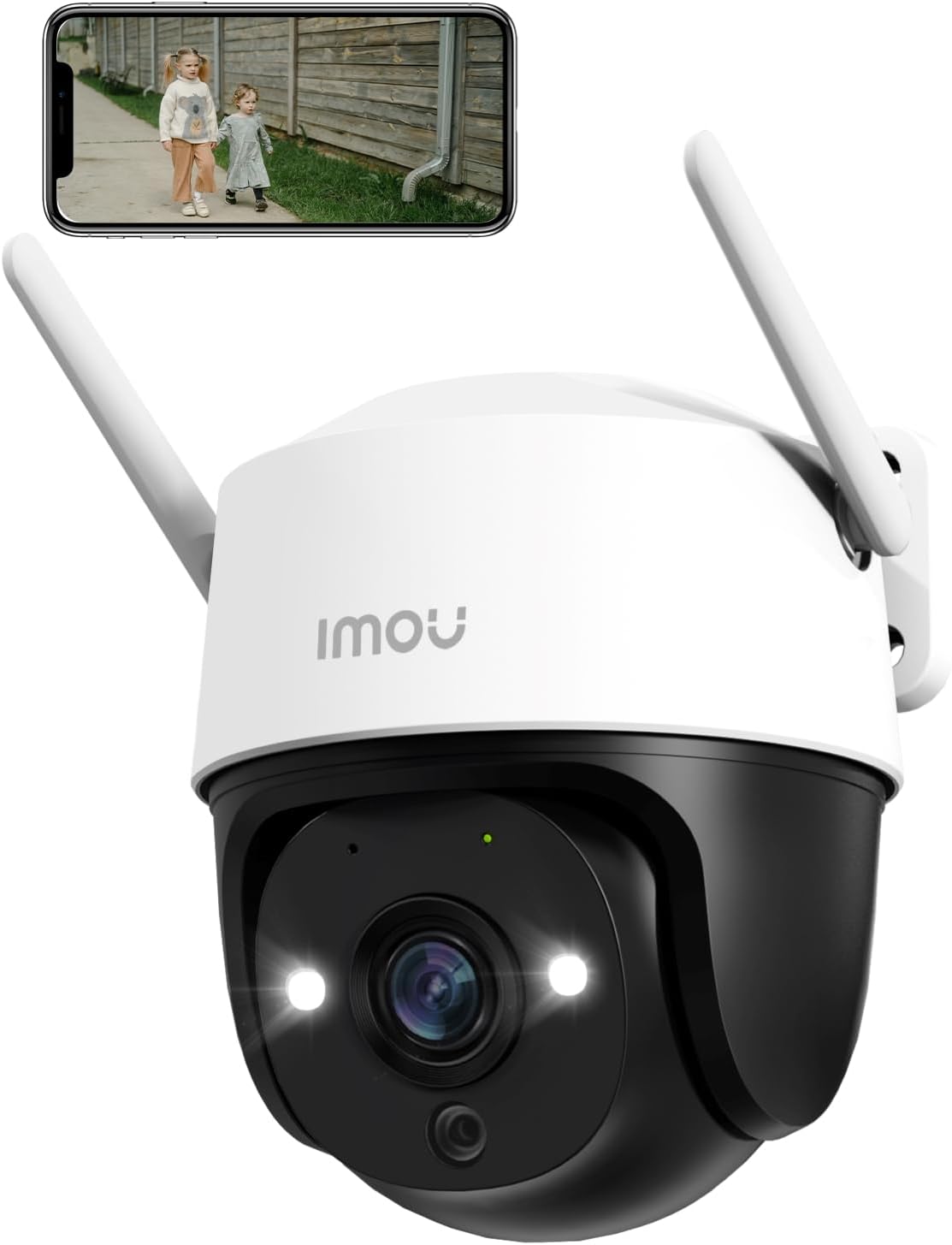 Imou 2K WLAN Überwachungskamera mit AI, 360° Nachtsicht und Sirene