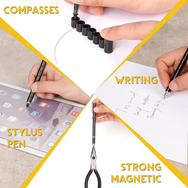 Golf Pen für Männer - Magnetischer Fidget-Kugelschreiber als Geschenk