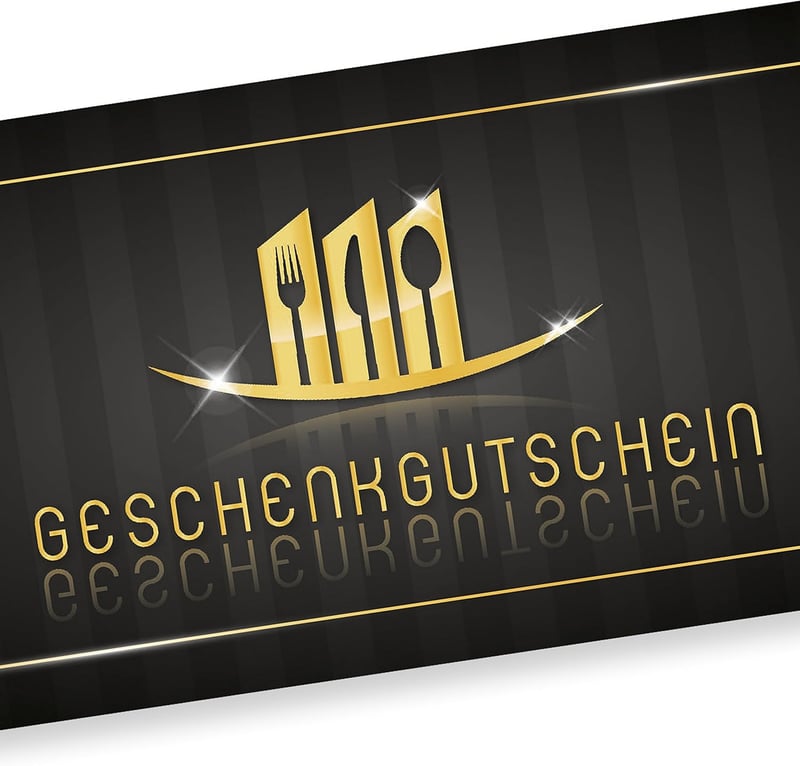 Restaurant Gutscheine (100 Stück) – Einfach Werte eintragen und stempeln