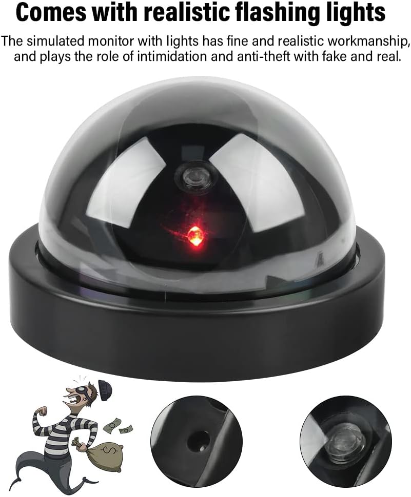 Dummy Überwachungskamera mit LED – 4er Set Sicherheitsattrappen