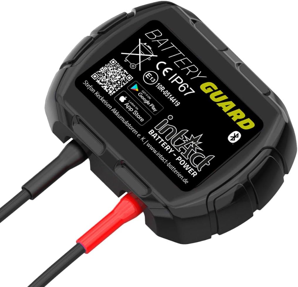 Bluetooth-Batteriewächter mit Spannungs- und Temperaturanzeige