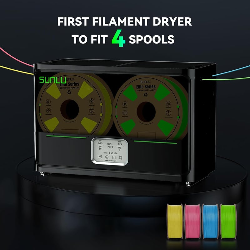 SUNLU Filament-Trocknerbox S4 für PLA, TPU, PETG, ABS, Nylon