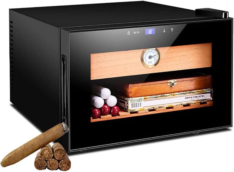 Elektrischer Humidorschrank für Zigarren, 25 Liter, konstant feucht