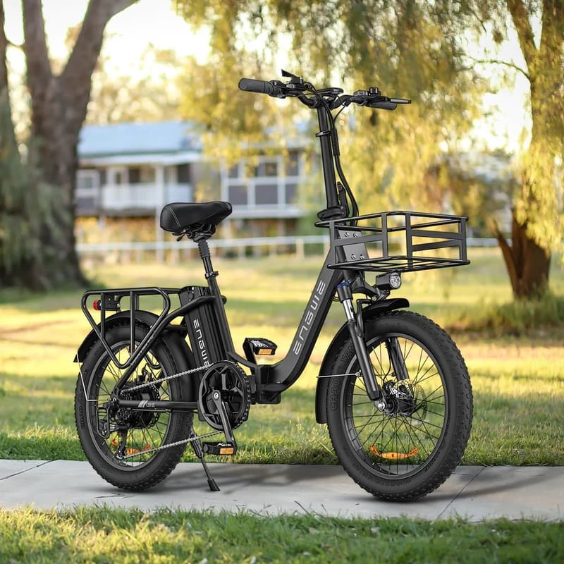 ENGWE Klapprad E-Bike 20 Zoll Fat Tire, 15.6Ah, 140KM Reichweite, All-Terrain für Herren
