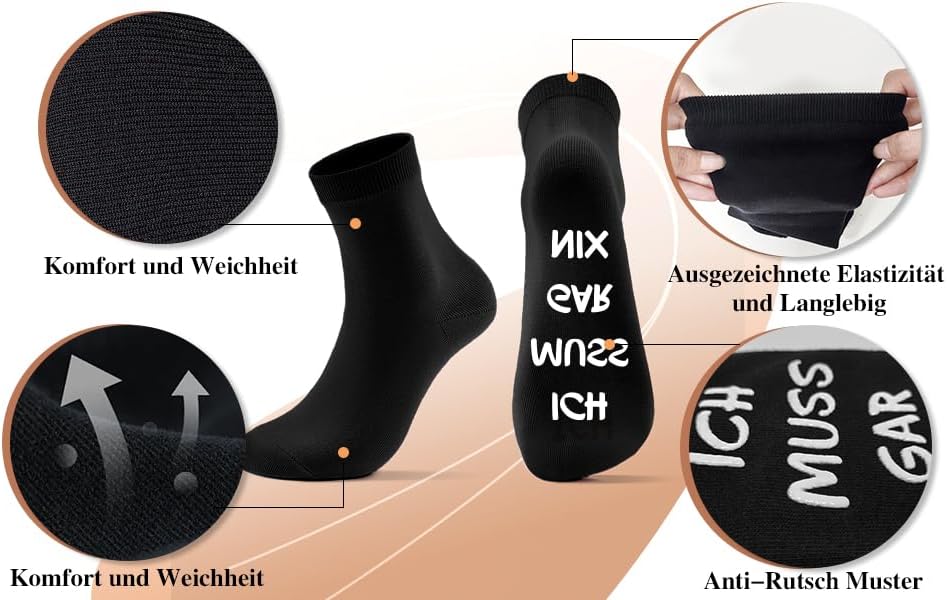 Lustige Socken zum Renteneintritt für Männer und Frauen