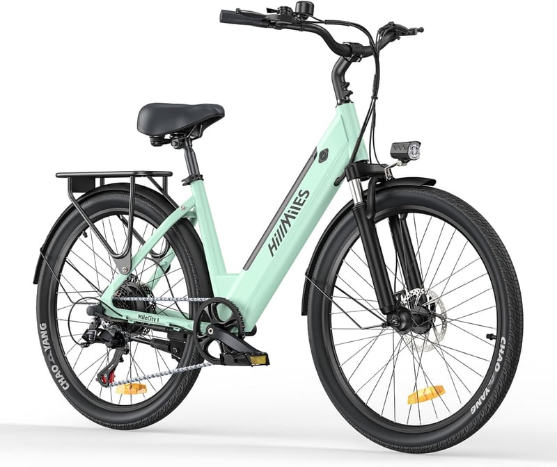 E-Bike für Erwachsene mit 36V Akku, 25 km/h, 7 Gänge, 80-100 km Reichweite