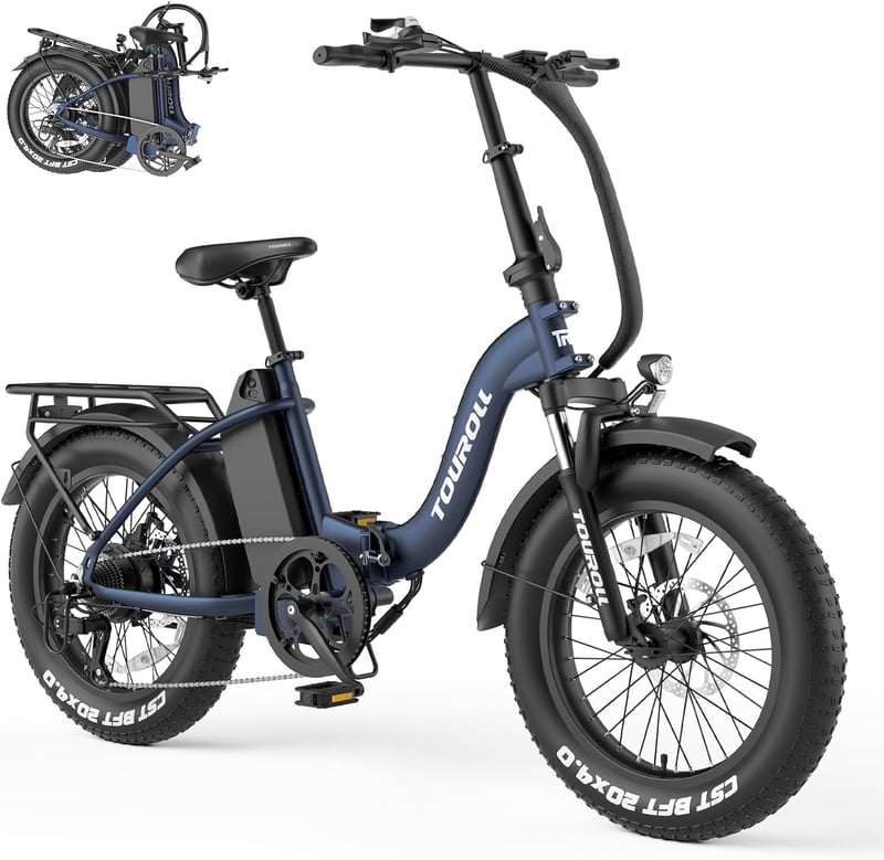 Klapprad E-Bike für Damen und Herren mit 48V Akku, 120KM Reichweite