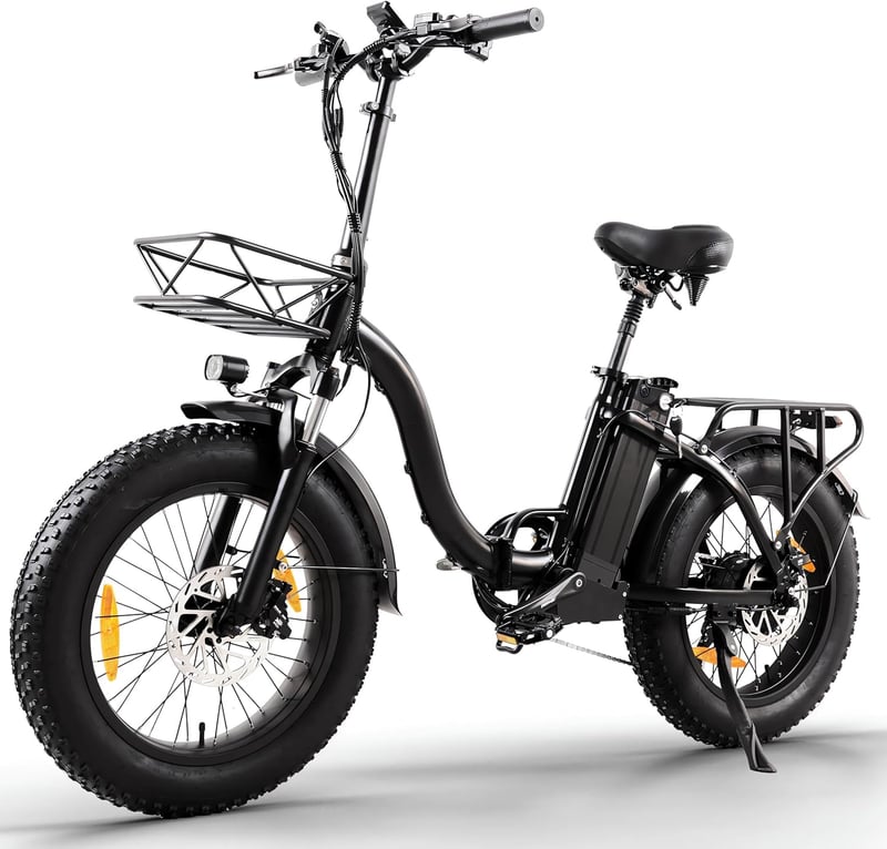 E-Klapprad mit 48V Samsung-Akku und hydraulischen Scheibenbremsen