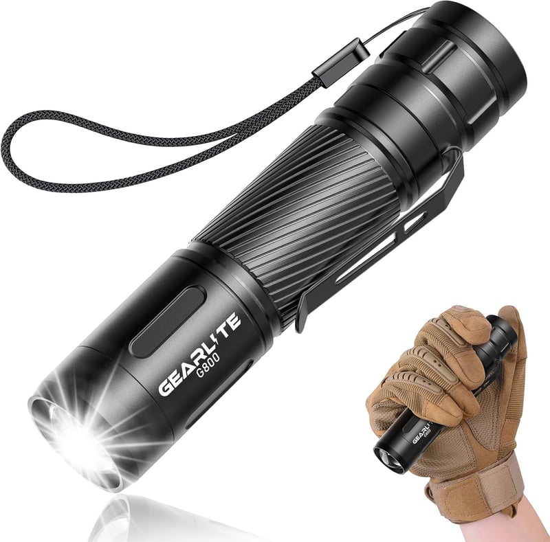 Wiederaufladbare 2000 Lumen Mini-Taschenlampe für Camping und Outdoor